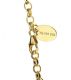 GOLD-PLATED STERLING SILVER BRACELET WITH CUBIC ZIRCONIA-SET CHARM at Ross's Online Art Auctions