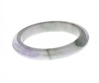JADE GREEN BANGLE at Ross's Online Art Auctions