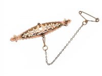 9CT GOLD BROOCH at Ross's Online Art Auctions