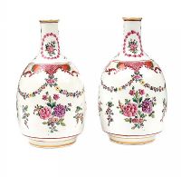 PAIR OF 19TH CENTURY PORCELAIN VASES at Ross's Online Art Auctions