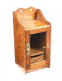 ANQTIEU OAK SMOKERS CABINET at Ross's Online Art Auctions