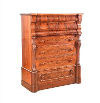 VICTORIAN MAHOGANY SCOTCH CHEST OF DRAWERS at Ross's Online Art Auctions