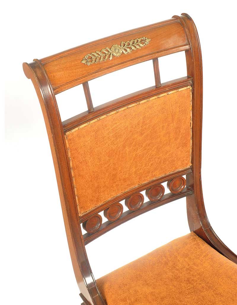 REGENCY MAHOGANY SIDE CHAIR at Ross's Online Art Auctions