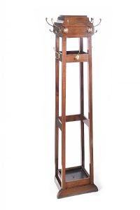 VICTORIAN MAHOGANY COAT STAND at Ross's Online Art Auctions