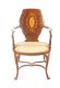 EDWARDIAN INLAID TUB CHAIR at Ross's Online Art Auctions