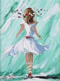 DANCER IN WHITE by Lorna Millar at Ross's Online Art Auctions