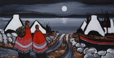 MOONLIGHT FISHING by J.P. Rooney at Ross's Online Art Auctions