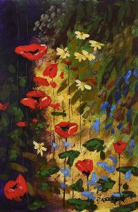 WILD FLOWERS by Ronald Keefer at Ross's Online Art Auctions