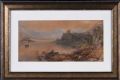SUNSET BOATS & FISHERMAN by A. Stanley at Ross's Online Art Auctions