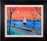 SAILING BY THE MOONLIGHT by John Ormsby at Ross's Online Art Auctions