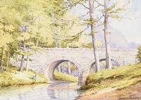 BUTTERMILK BRIDGE, DUNGIVEN by Aylmer E. Armstrong UWS at Ross's Online Art Auctions