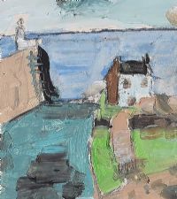 BAY IV, PENZANCE by Newlyn School at Ross's Online Art Auctions