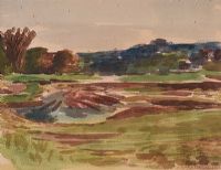 LANDSCAPE by Olive Henry RUA at Ross's Online Art Auctions