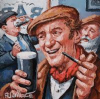 A GREAT PINT by Roy Wallace at Ross's Online Art Auctions