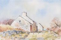OLD FARMHOUSE, FALCARRAGH, DONEGAL by James McConnell at Ross's Online Art Auctions