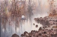 AUTUMN SWAN by Tom Stephenson at Ross's Online Art Auctions