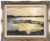 SUNSET ON LOWER LOUGH ERNE by Harold Gordan at Ross's Online Art Auctions