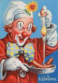 CLOWN by Roy Wallace at Ross's Online Art Auctions