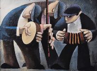 A BAND OF THREE by George Callaghan at Ross's Online Art Auctions