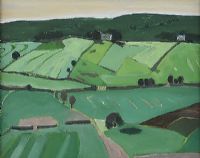 COUNTY DOWN LANDSCAPE by Lindy Guinness at Ross's Online Art Auctions