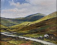 ROAD IN THE MOURNES by David Overend at Ross's Online Art Auctions