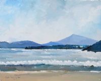DOWNINGS SEAFRONT by Sean Lorinyenko at Ross's Online Art Auctions