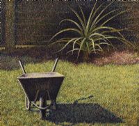 SUMMER IN THE GARDEN by P. Merrick at Ross's Online Art Auctions