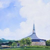 CHURCH AT BURT, DONEGAL by Sean Lorinyenko at Ross's Online Art Auctions