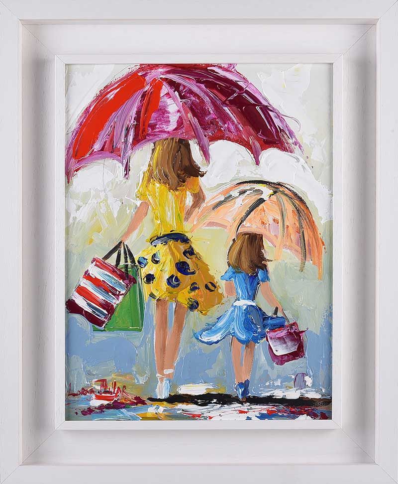 OUT SHOPPING WITH MUM by Lorna Millar at Ross's Online Art Auctions