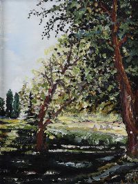 LANDSCAPE & TREES, STUDY by Sean Lorinyenko at Ross's Online Art Auctions