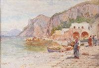 ON THE ISLE OF CAPRI by Tom Clough at Ross's Online Art Auctions