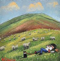 COUNTING SHEEP by James Downie at Ross's Online Art Auctions