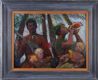 PRIMITIVE MUSIC, FIJI by Hilary Bryson at Ross's Online Art Auctions