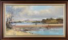 A VIEW TO SCRABO ACROSS STRANGFORD LOUGH by Frank Fitzsimons at Ross's Online Art Auctions