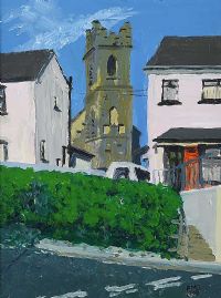 THE OLD CHURCH, CAMLOUGH, NEWRY by Francis McShane at Ross's Online Art Auctions