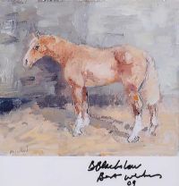 STANDING HORSE by Basil Blackshaw HRHA HRUA at Ross's Online Art Auctions
