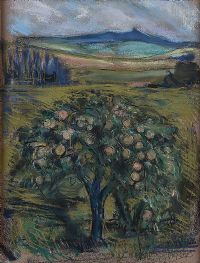 THE LITTLE APPLE TREE by Hilary Bryson at Ross's Online Art Auctions