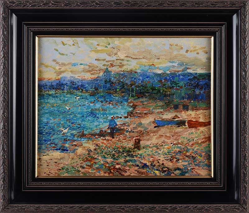 ARKLOW BEACH by Jack Cudworth at Ross's Online Art Auctions