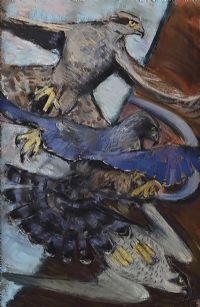 RAPTORS by Hilary Bryson at Ross's Online Art Auctions