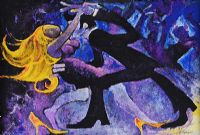 THE DANCE by George Callaghan at Ross's Online Art Auctions