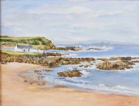 COTTAGE ON THE NORTH COAST by Eliza Green at Ross's Online Art Auctions