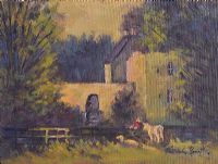 BENBURB CASTLE, COUNTY TYRONE by Patrick Smyth at Ross's Online Art Auctions