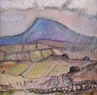 THE DISTANT MOUNTAIN, WEST OF IRELAND by David Lennon at Ross's Online Art Auctions