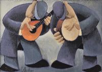 A BAND OF TWO by George Callaghan at Ross's Online Art Auctions