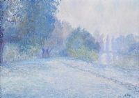 THE RIVER THAMES EARLY ONE MORNING, ETON by Julian Bettney at Ross's Online Art Auctions