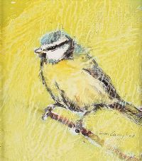 BLUE TIT by Con Campbell at Ross's Online Art Auctions