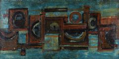 ABSTRACT COMPOSITION by Arthur Armstrong RHA at Ross's Online Art Auctions