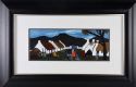 COTTAGES AT THE FOOT OF THE MOUNTAIN by Irish School at Ross's Online Art Auctions