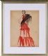 THE RED DRESS by Gladys Maccabe HRUA at Ross's Online Art Auctions