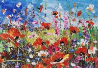 WILD FLOWERS by Irish School at Ross's Online Art Auctions